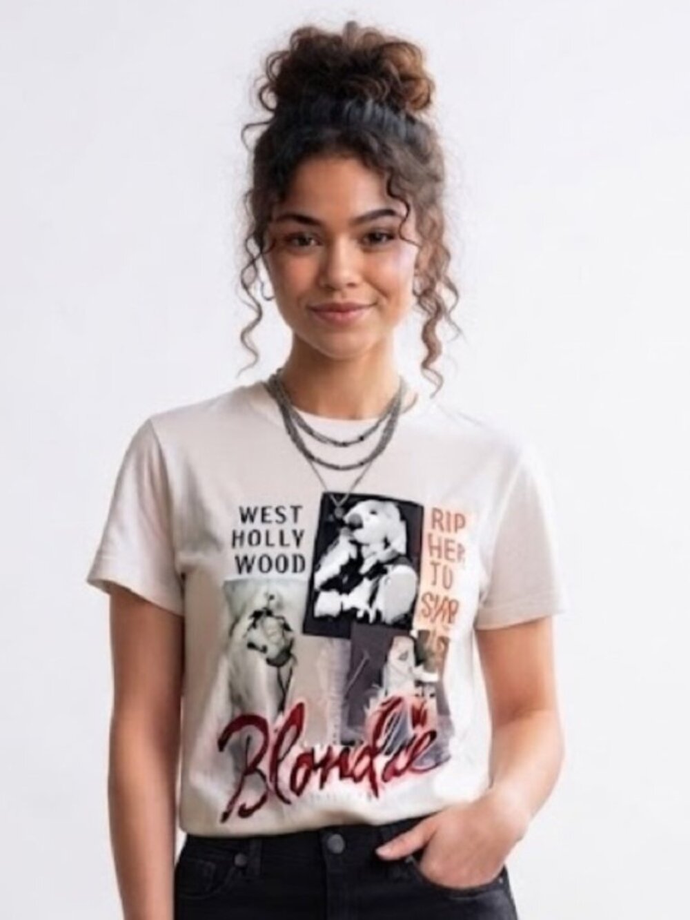 Blondie Rip Her To Shreds Band Graphic T Shirt Women's Size XS NWT